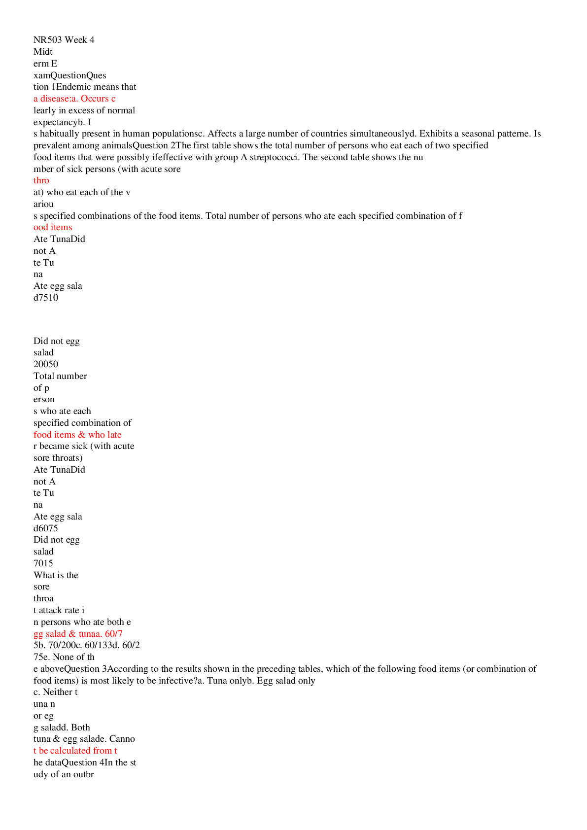 Preview image of NR503 Week 4 Midterm Exam Latest (All correct) document